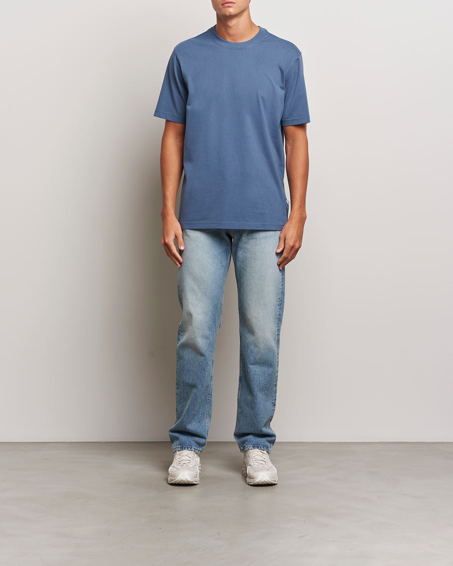 Herren | T-Shirts | NN07 | Adam Crew Neck T-Shirt Bering Sea