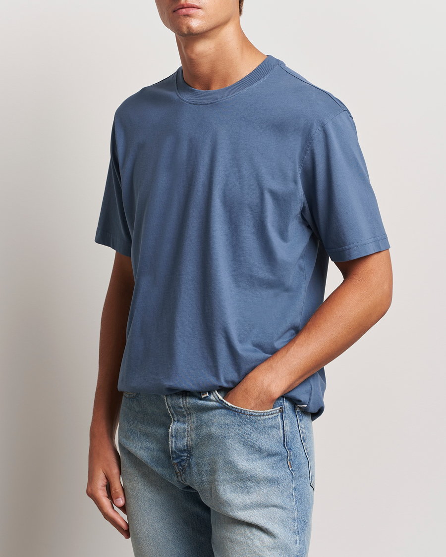 Herren | T-Shirts | NN07 | Adam Crew Neck T-Shirt Bering Sea
