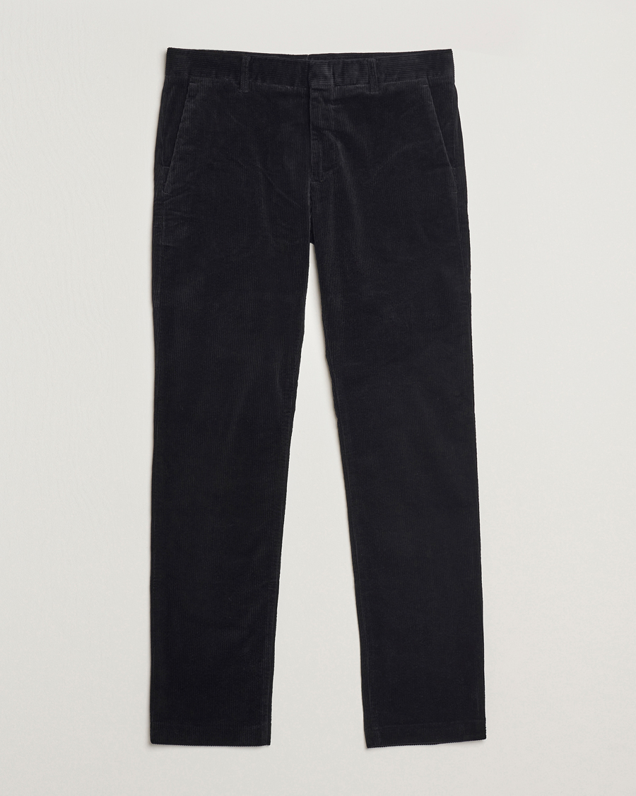 Herren | Hosen | NN07 | Theo Regular Fit Corduroy Chinos Black
