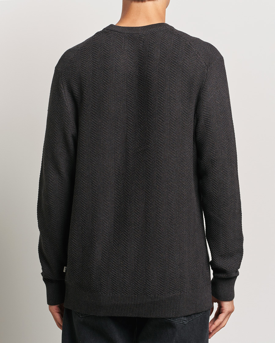 Herren | Pullover | NN07 | Pete Cotton Knitted Crew Neck Demitase Brown