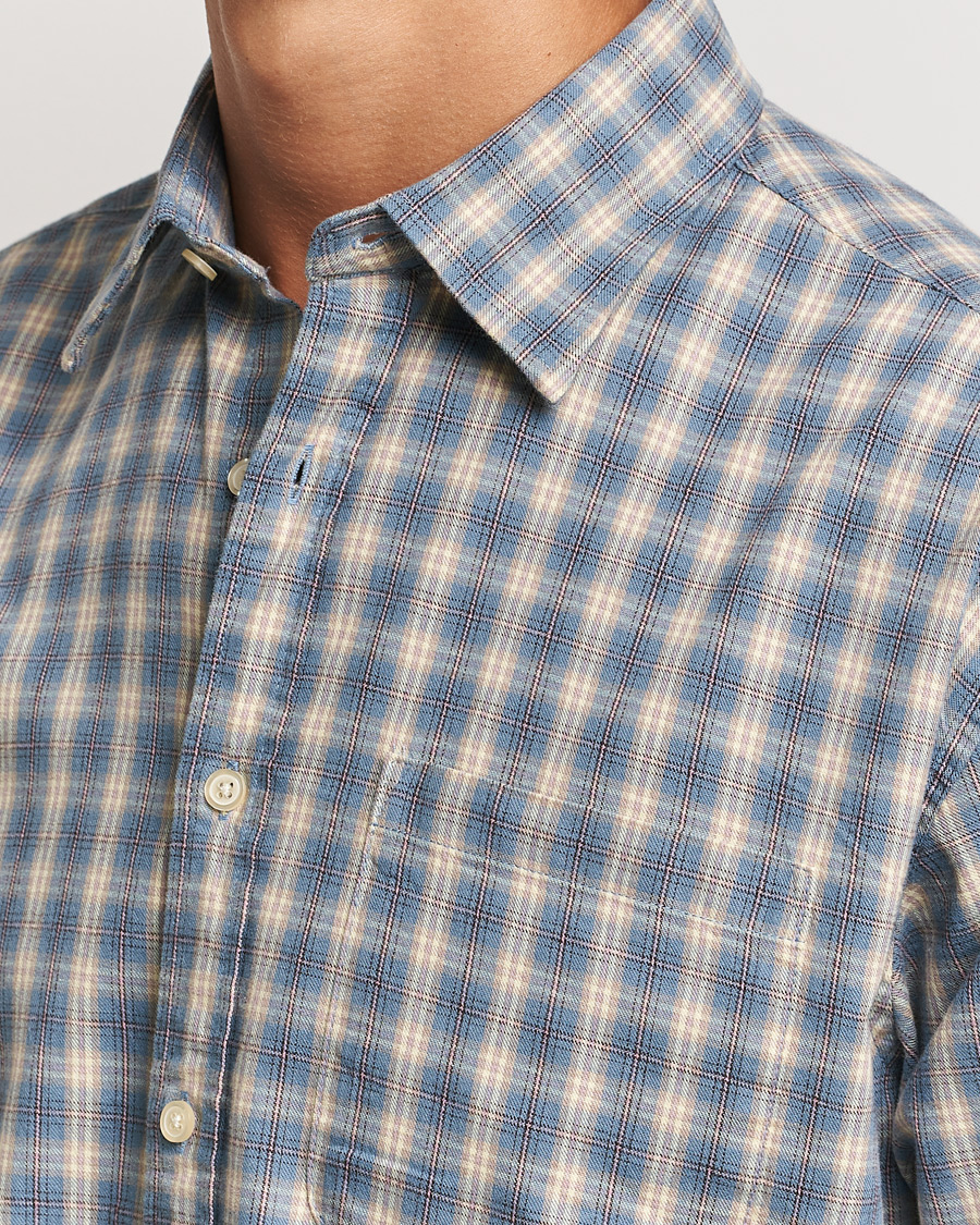 Herren | Hemden | NN07 | Deon Flannel Shirt Blue Multi