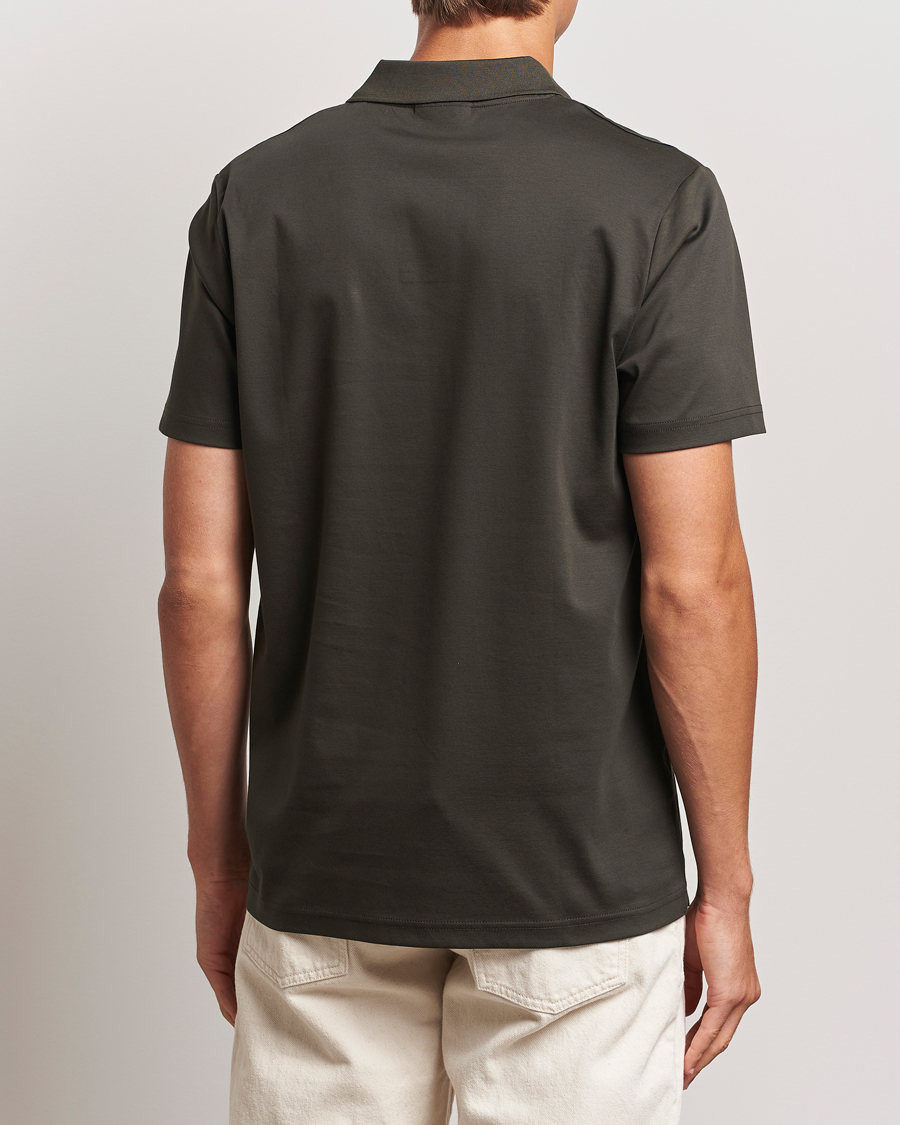 Herren | Poloshirts | NN07 | Paul Mercerized Polo Dark Army