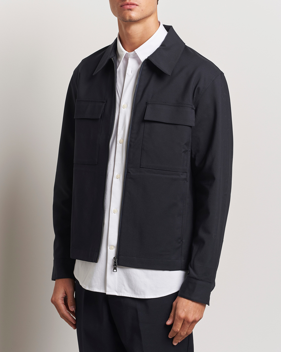 Herren | Hemden | NN07 | Alban Overshirt Navy Blue