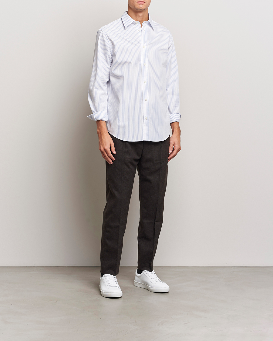 Herren | Hosen | NN07 | Bill Wool Pleated Trousers Dark Brown