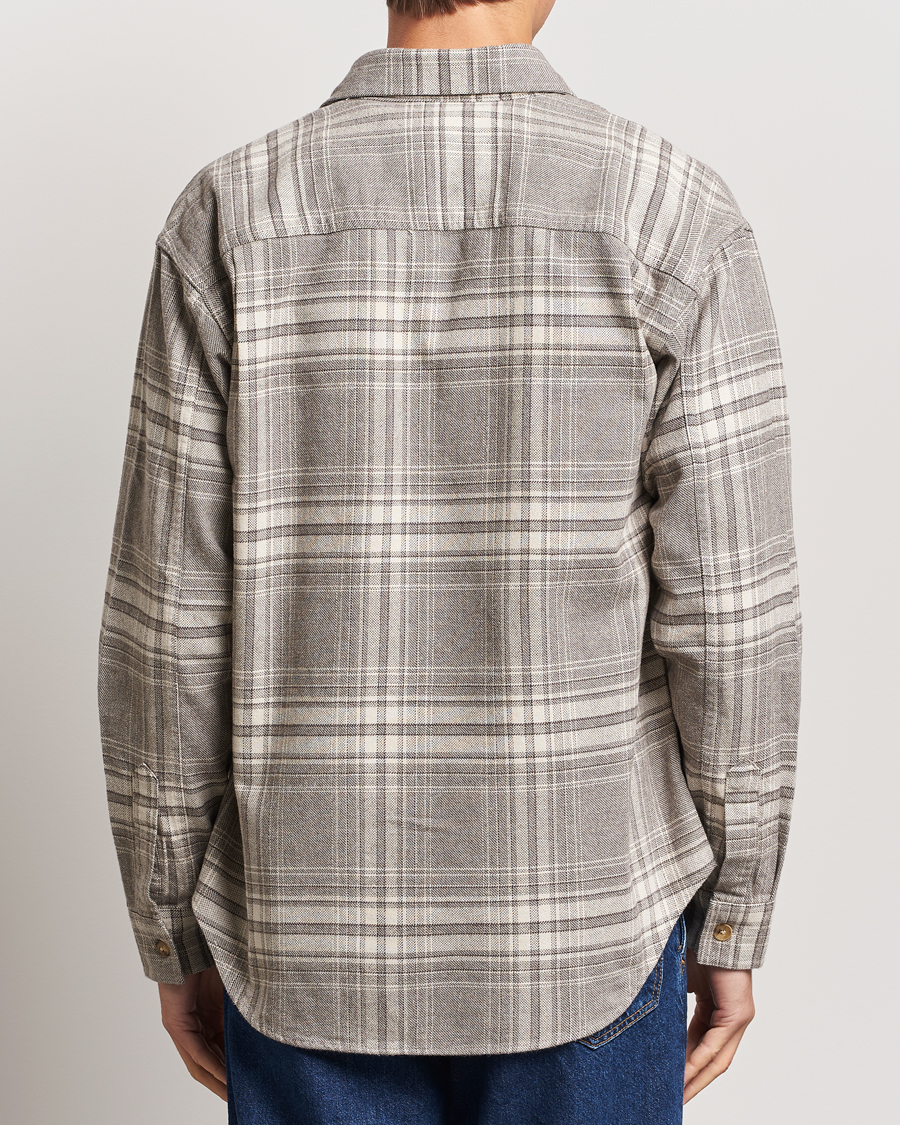 Herren | Hemden | NN07 | Adwin Checked Flannel Overshirt Grey/White
