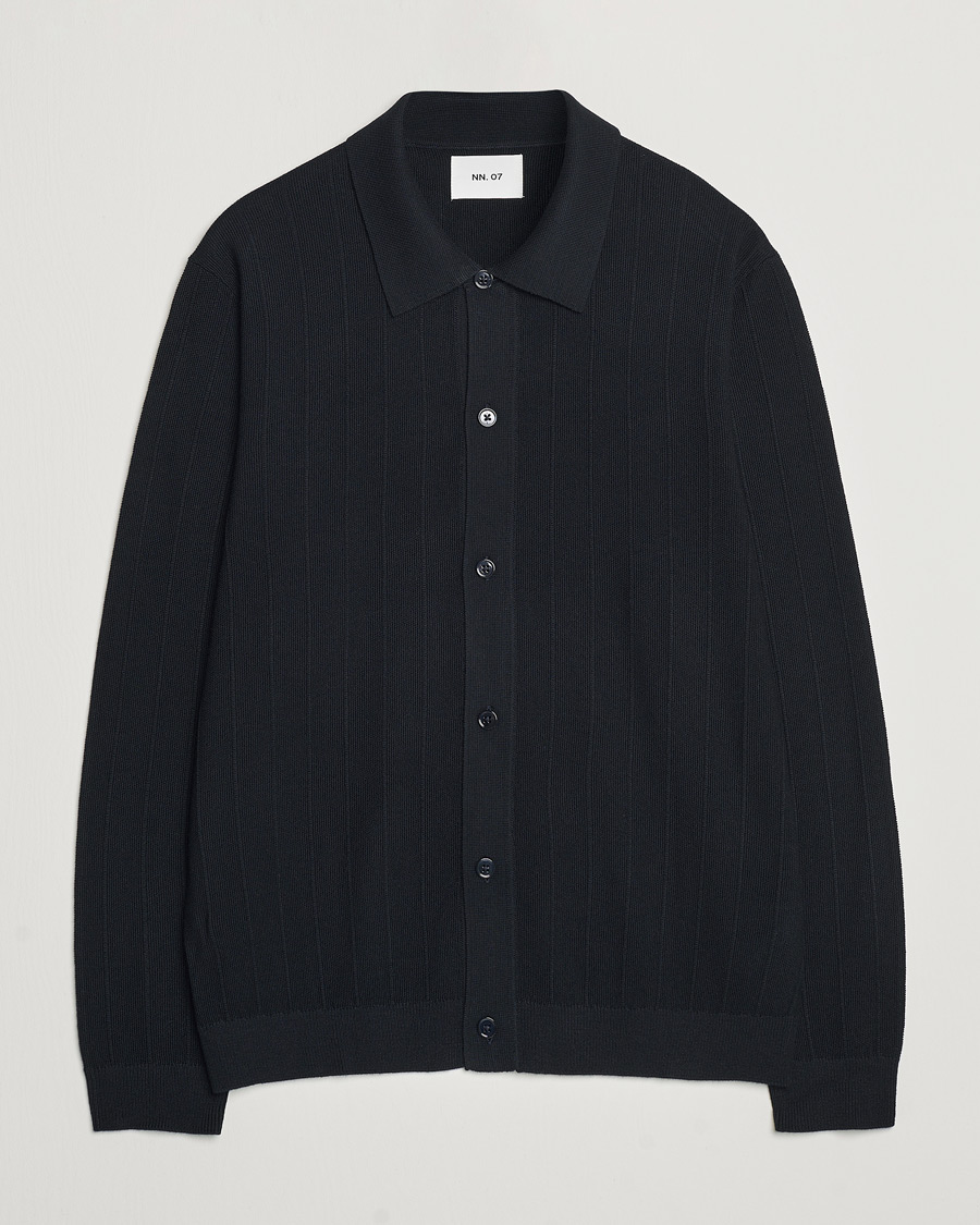 Herren | Pullover | NN07 | Thor Knitted Cardigan Navy Blue