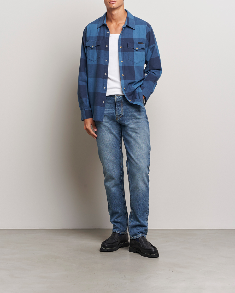 Herren | Jeans | Nudie Jeans | Steady Eddie II Jeans Blue Haze