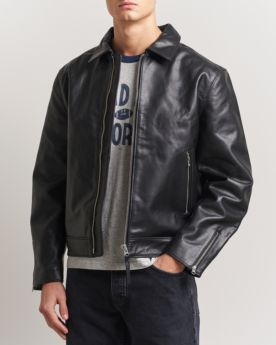 Herren | Jacken | Nudie Jeans | Eddy Rider Leather Jacket Black
