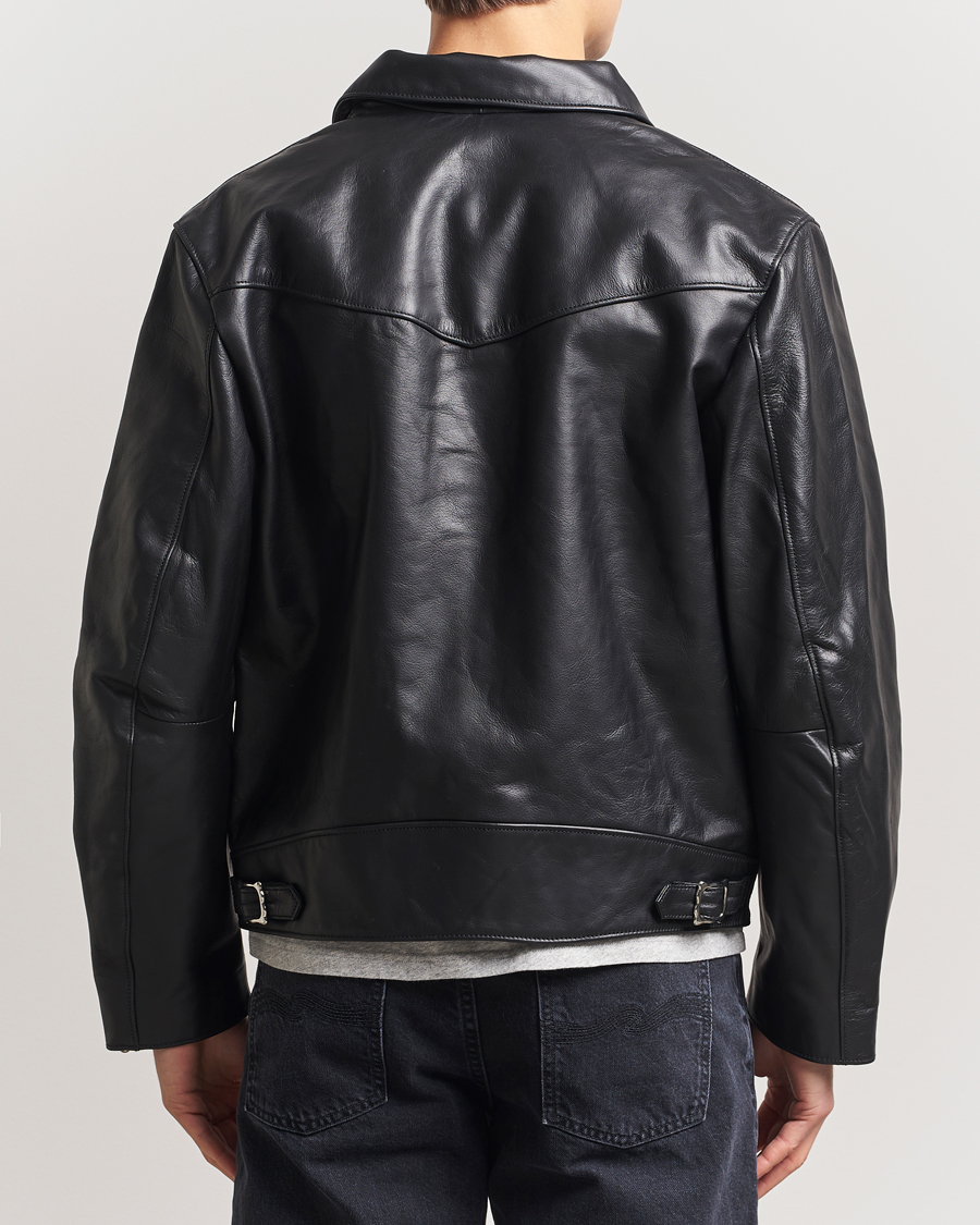 Herren | Jacken | Nudie Jeans | Eddy Rider Leather Jacket Black