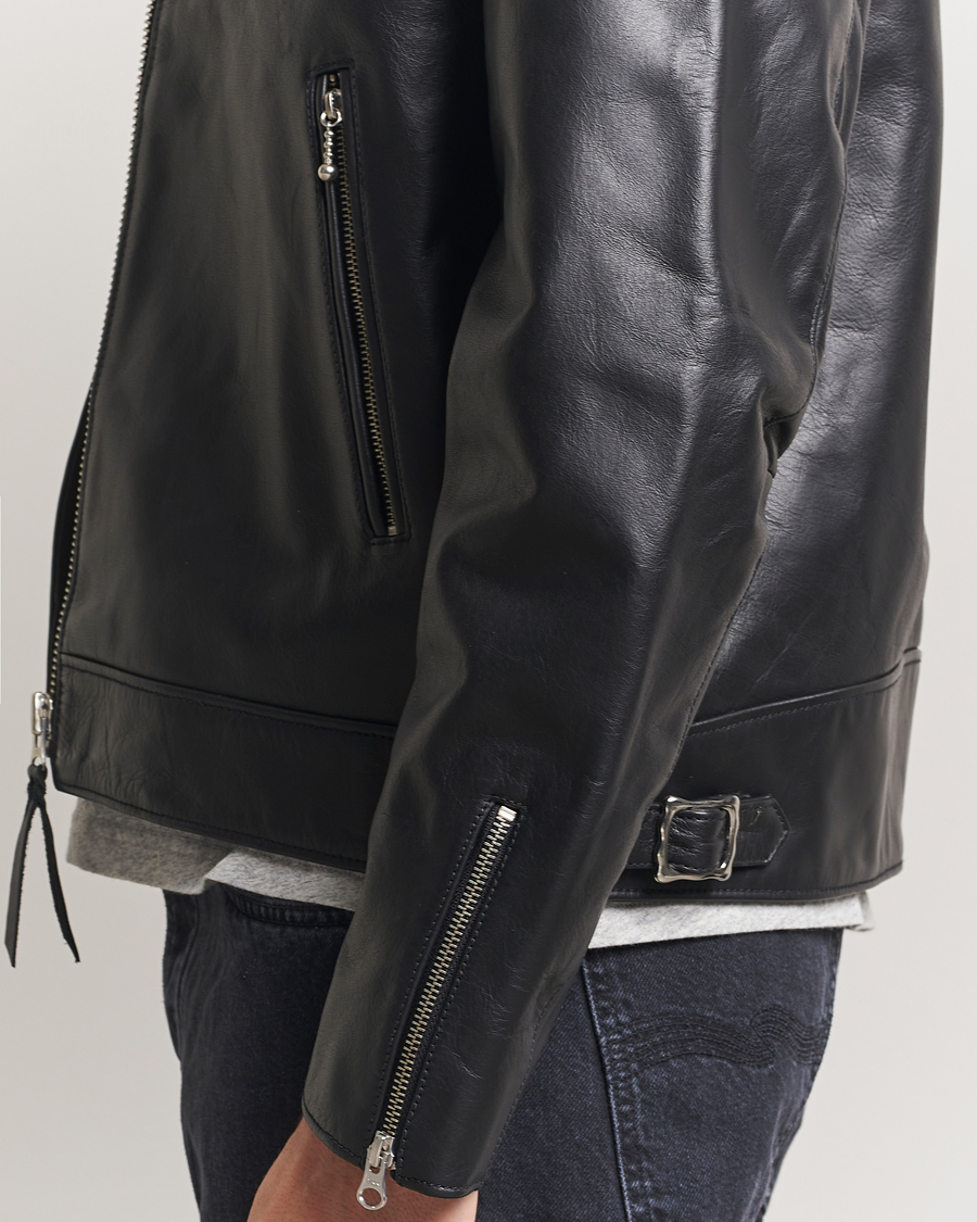 Herren | Jacken | Nudie Jeans | Eddy Rider Leather Jacket Black