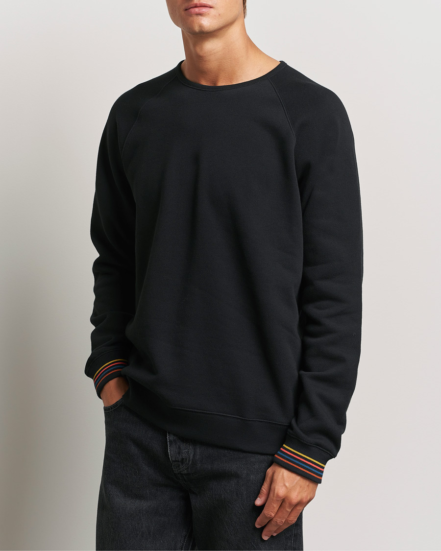 Herren | Pullover | Paul Smith | Artist Rib Crew Neck Sweatshirt Black