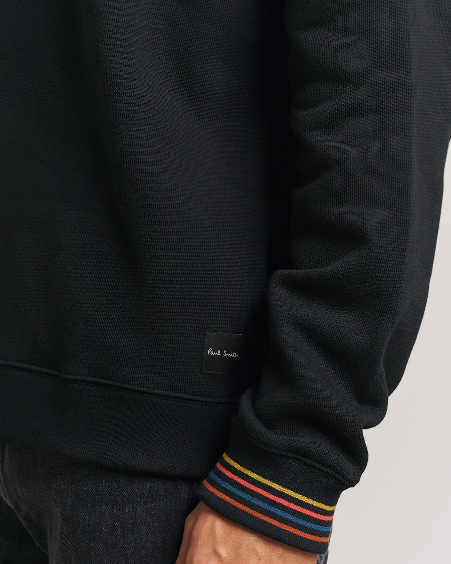 Herren | Pullover | Paul Smith | Artist Rib Crew Neck Sweatshirt Black