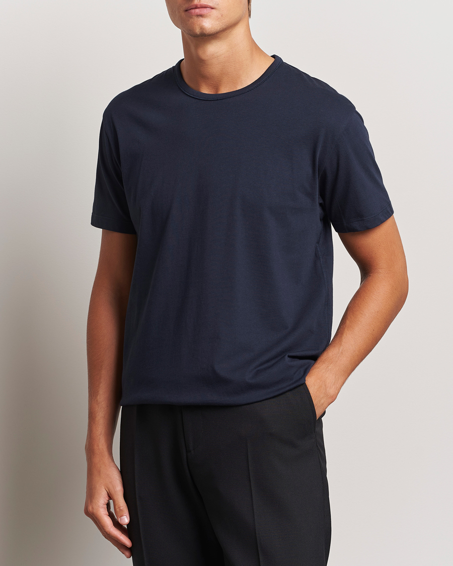 Herren | T-Shirts | Paul Smith | Artist Rib Crew Neck T-Shirt Navy