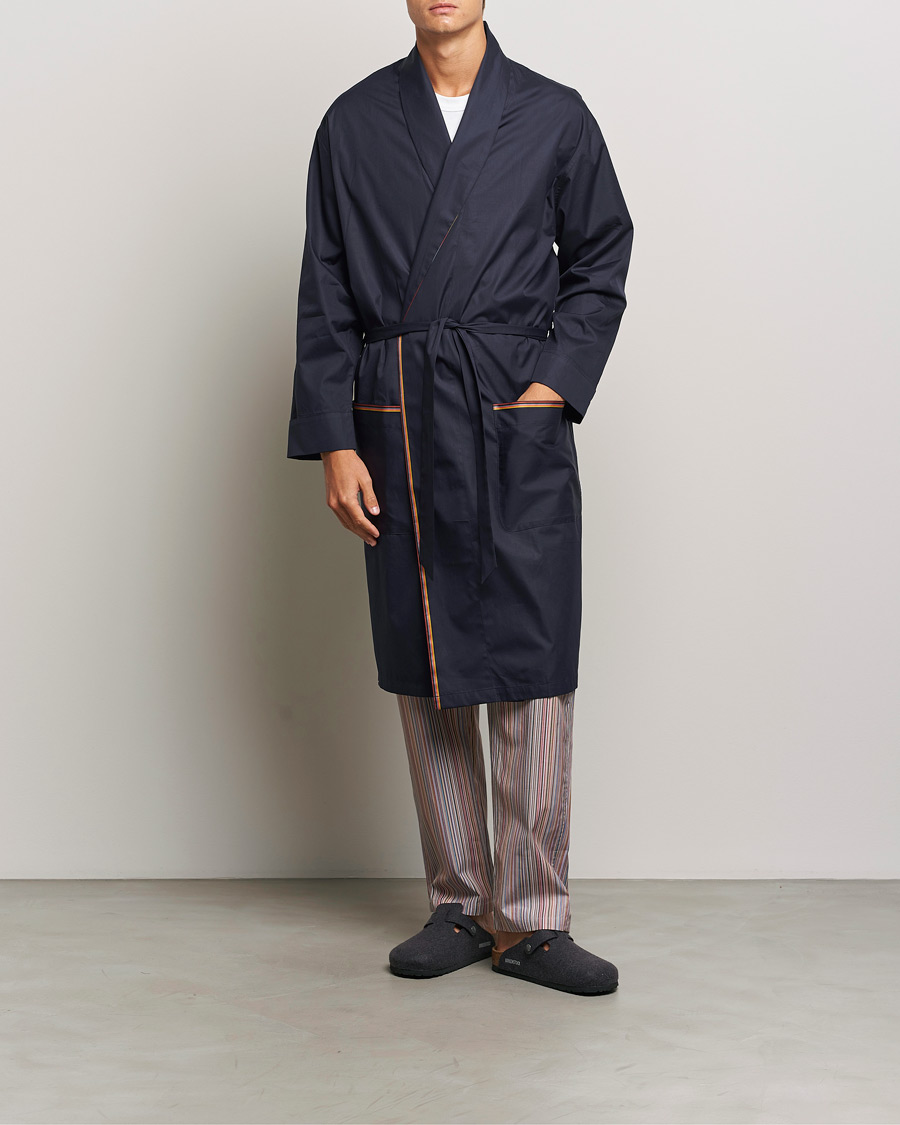 Herren | Paul Smith Stripe Cotton Gown Navy | Paul Smith | Stripe Cotton Gown Navy