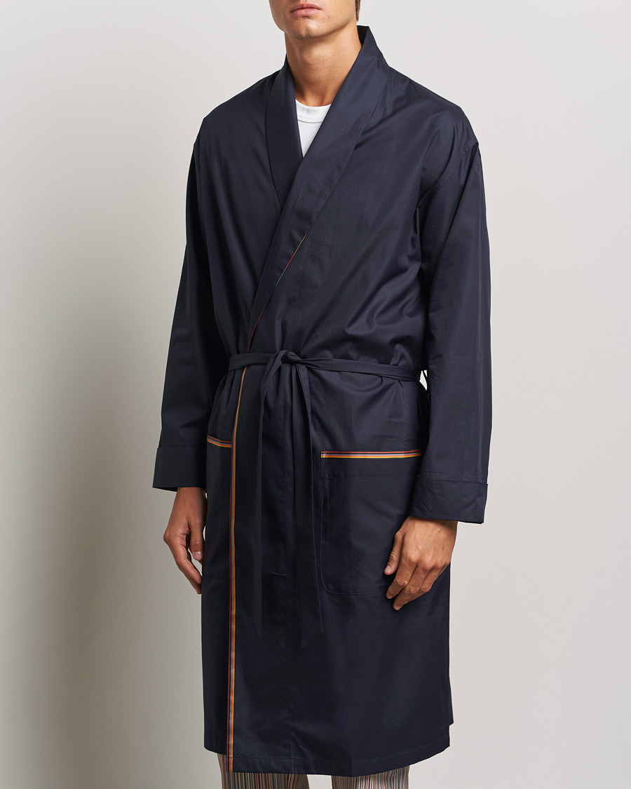 Herren | Paul Smith Stripe Cotton Gown Navy | Paul Smith | Stripe Cotton Gown Navy