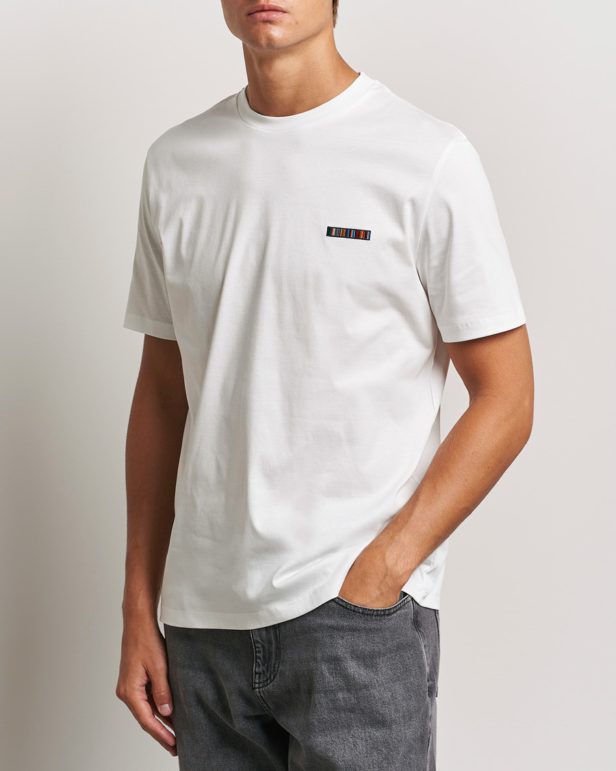 Herren | T-Shirts | Paul Smith | Embroidery Crew Neck T-Shirt White