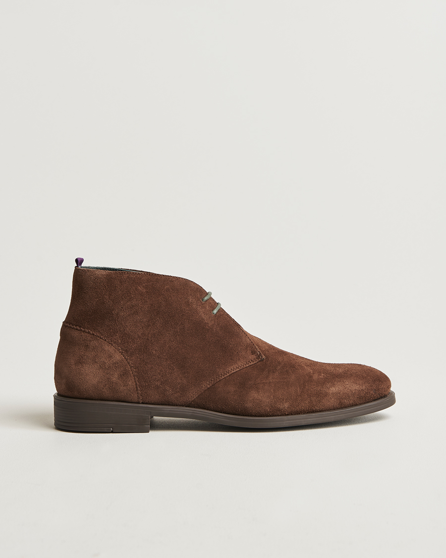 Herren | PS Paul Smith Drummond Suede Chukka Boot Dark Brown | PS Paul Smith | Drummond Suede Chukka Boot Dark Brown