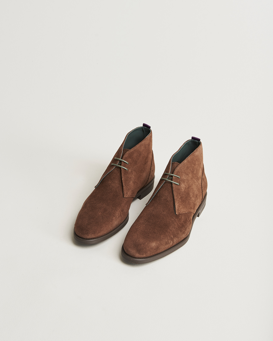 Herren | PS Paul Smith Drummond Suede Chukka Boot Dark Brown | PS Paul Smith | Drummond Suede Chukka Boot Dark Brown