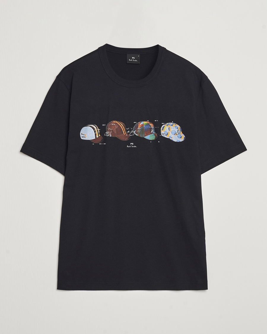 Herren | T-Shirts | PS Paul Smith | Cycling Caps Crew Neck T-Shirt Black