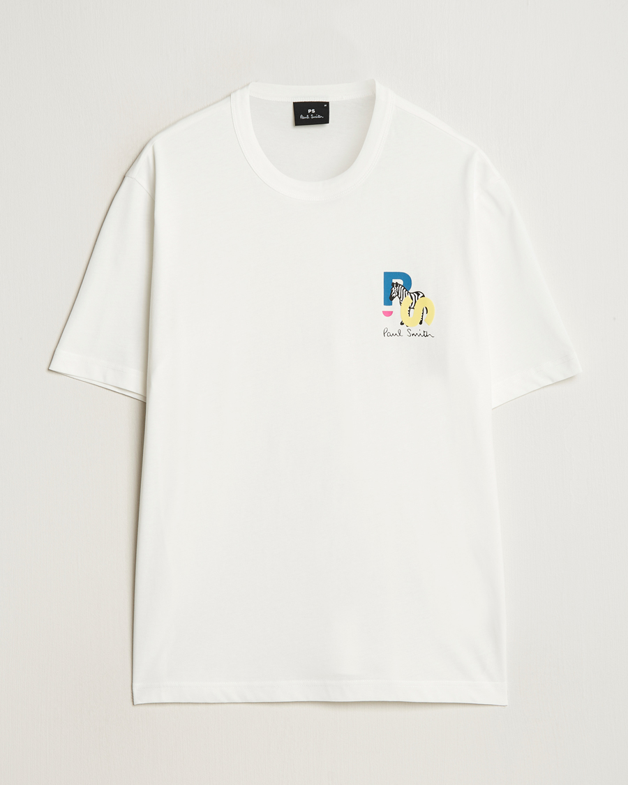 Herren | T-Shirts | PS Paul Smith | PS Zebra Crew Neck T-Shirt White