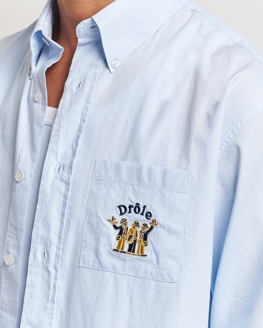 Herren | Hemden | Drôle de Monsieur | Oxford Shirt Light Blue