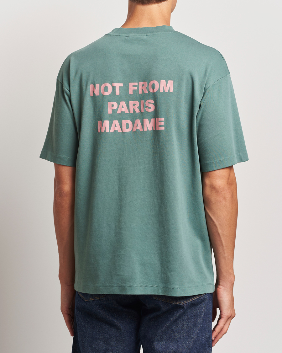 Herren | T-Shirts | Drôle de Monsieur | Slogan T-Shirt Dark Green