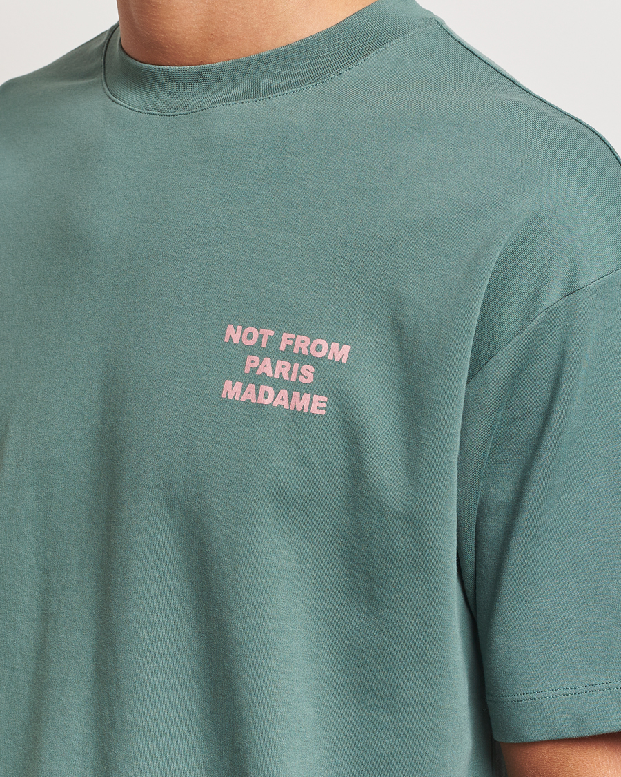 Herren | T-Shirts | Drôle de Monsieur | Slogan T-Shirt Dark Green