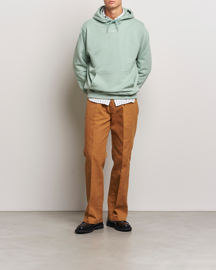 Herren | Pullover | Drôle de Monsieur | Classic Slogan Hoodie Water Green