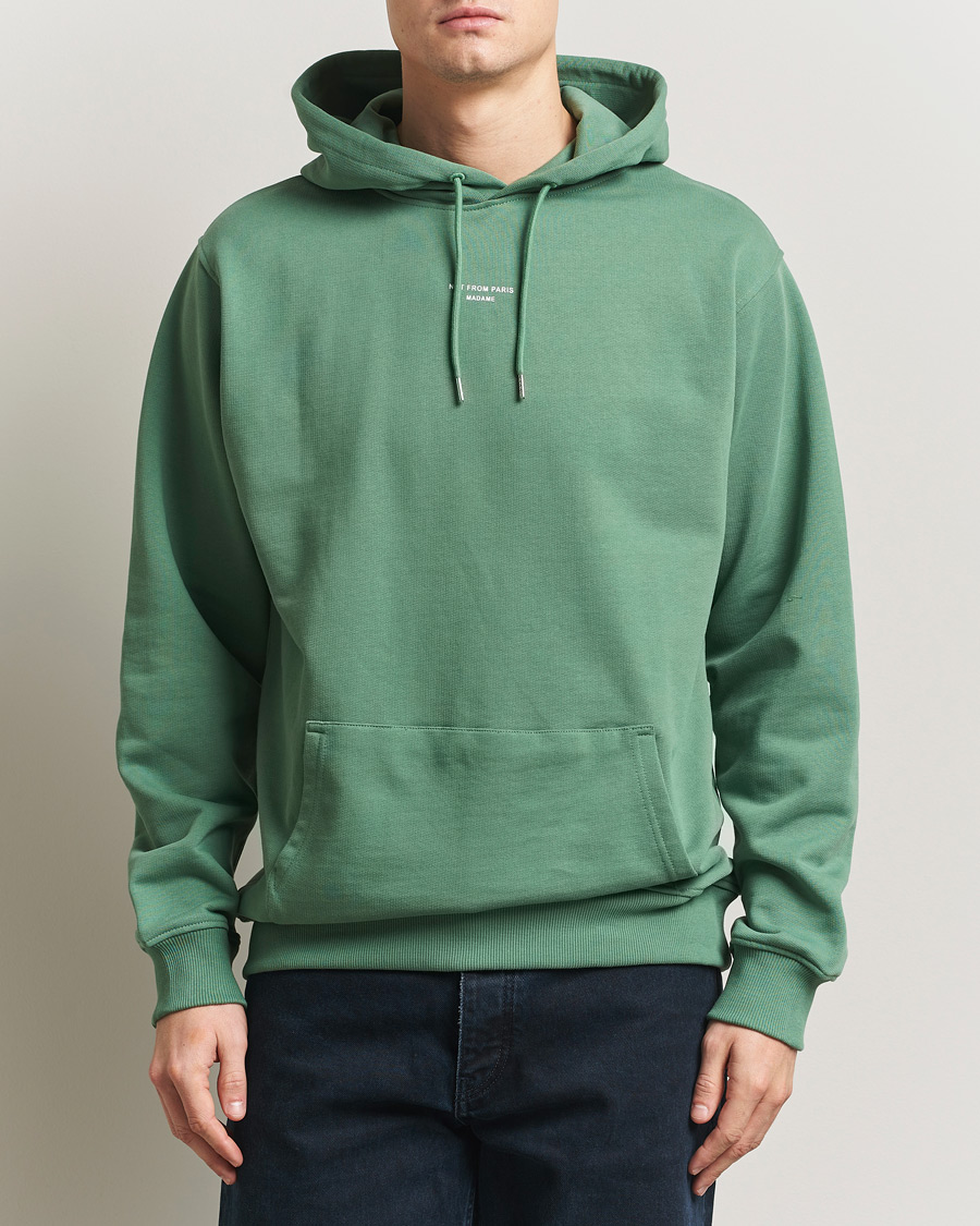 Herren | Pullover | Drôle de Monsieur | Classic Slogan Hoodie Water Green