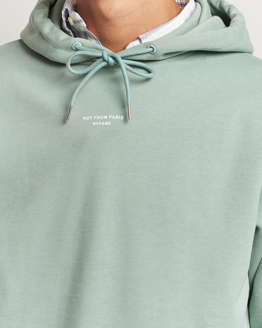 Herren | Pullover | Drôle de Monsieur | Classic Slogan Hoodie Water Green