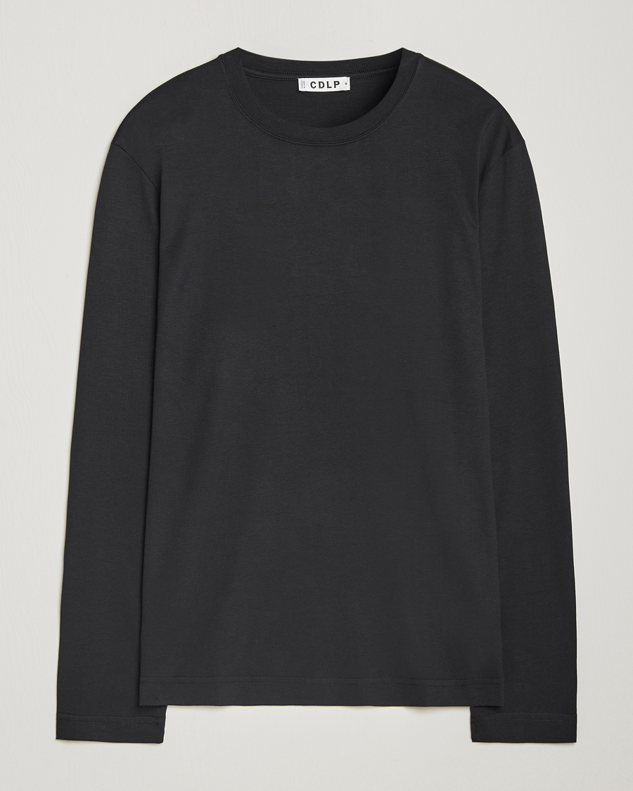 Herren | T-Shirts | CDLP | Midweight Long Sleeve T-Shirt Black