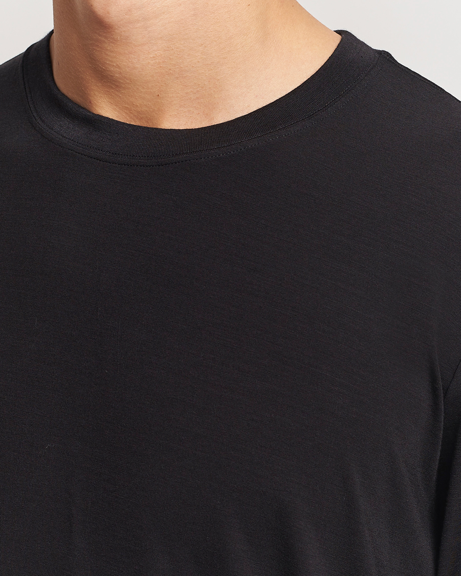Herren | T-Shirts | CDLP | Wool Long Sleeve T-Shirt Black