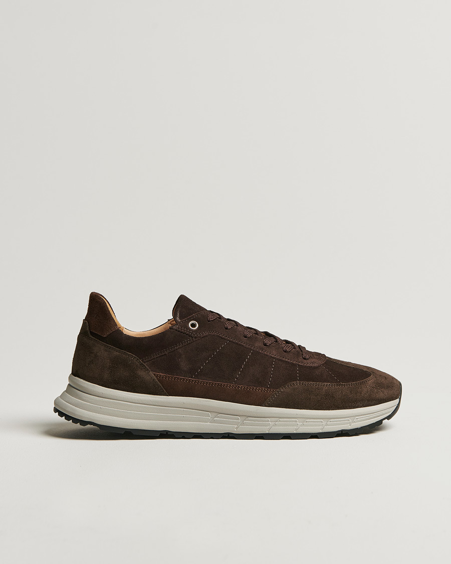 Herren | Sneaker | CQP | Renna Suede Runner Dark Brown