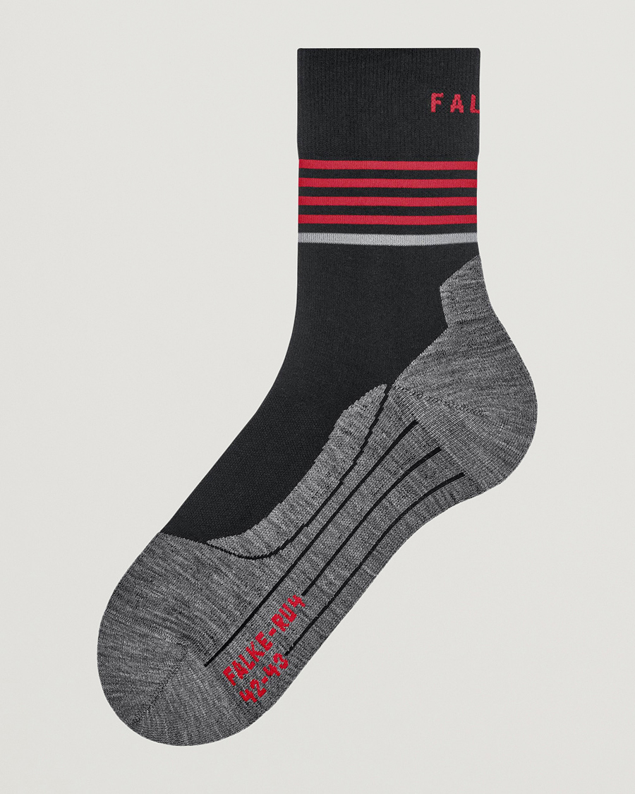 Herren | Unterwäsche | Falke Sport | RU4 Endurance Reflect Running Socks Black