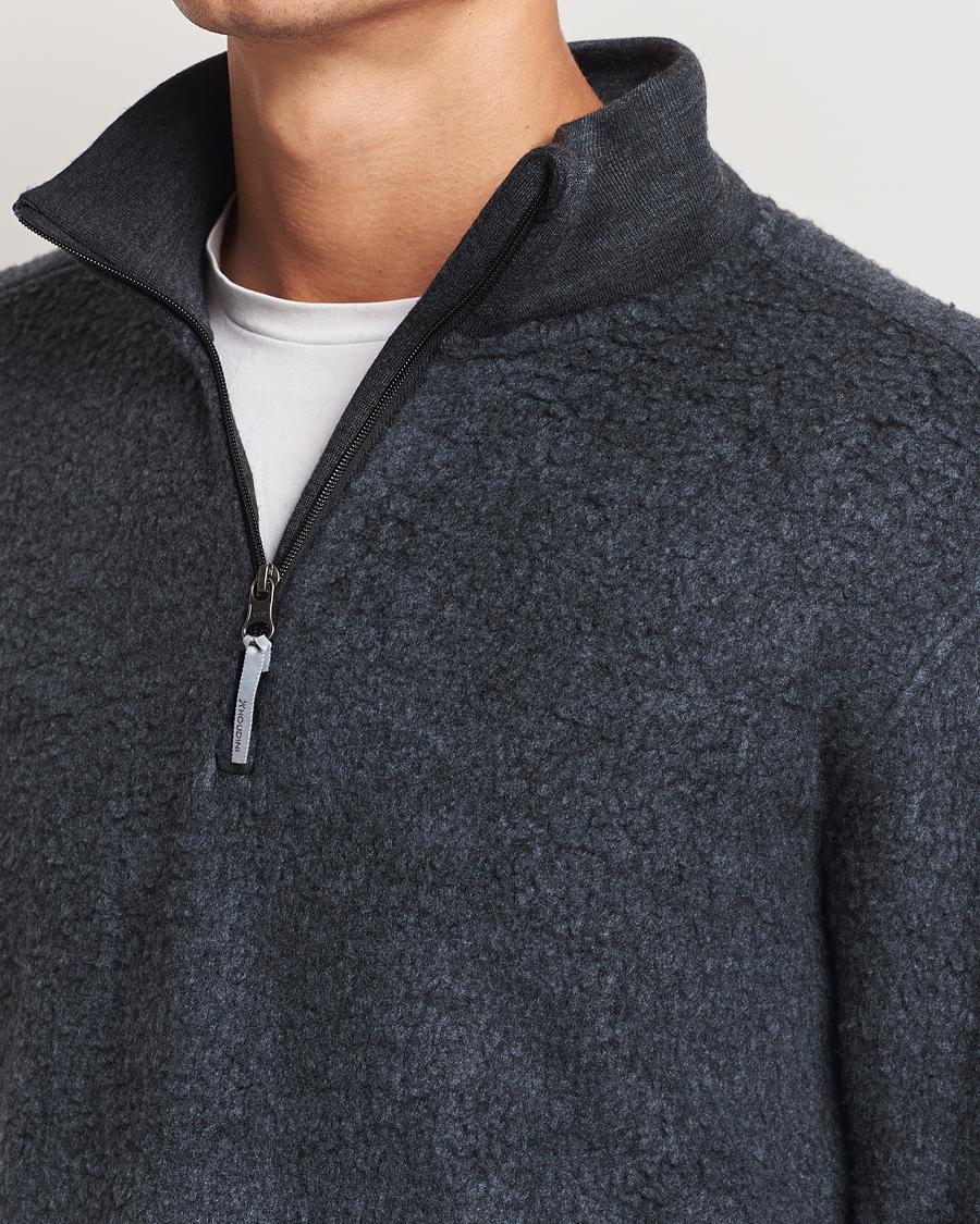 Herren | Pullover | Houdini | Alto Wool/Tencel Half Zip True Black