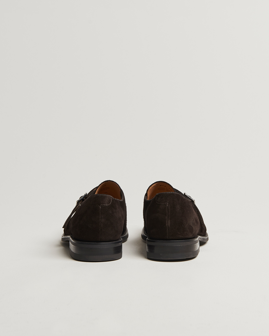 Herren | Monkstrap | Loake 1880 | 357 Suede Single Monk Dark Brown