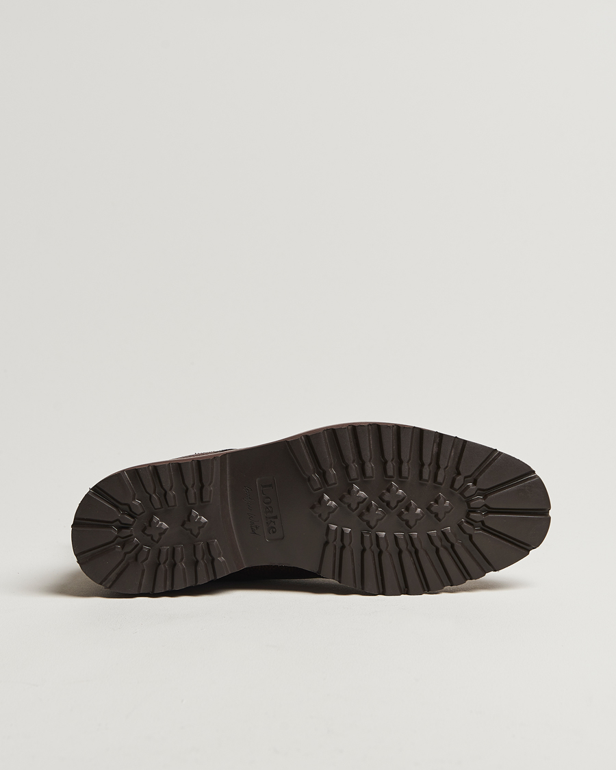 Herren | Boots | Loake Shoemakers | Aquarius Grained Lightweight Boot Dark Brown