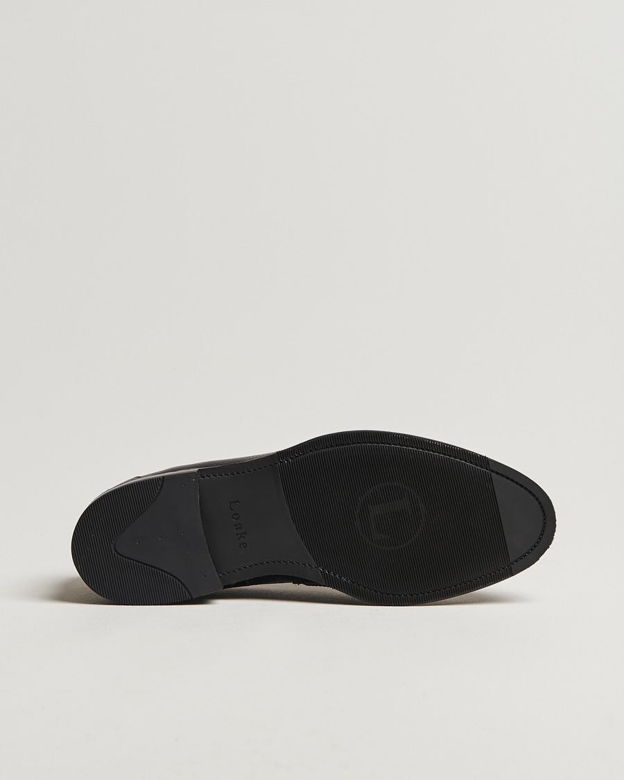 Herren | Loafer | Loake 1880 | Imperial Grained Penny Loafer Black