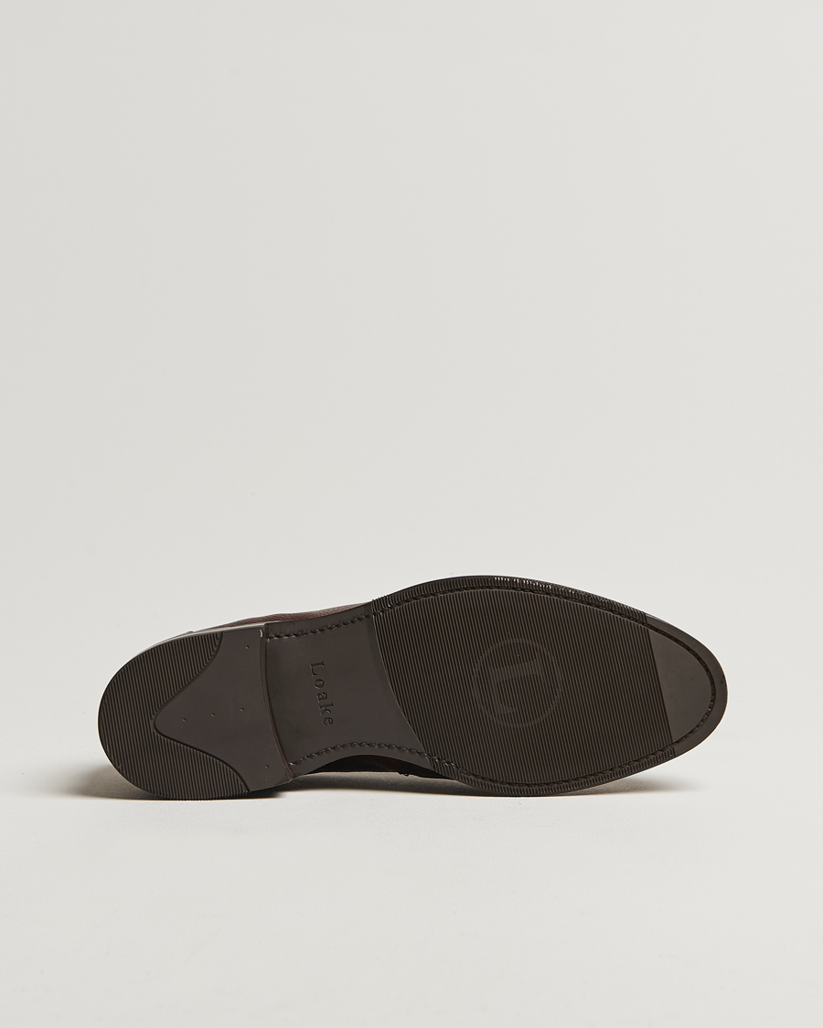 Herren | Loafer | Loake 1880 | Imperial Grained Penny Loafer Dark Brown
