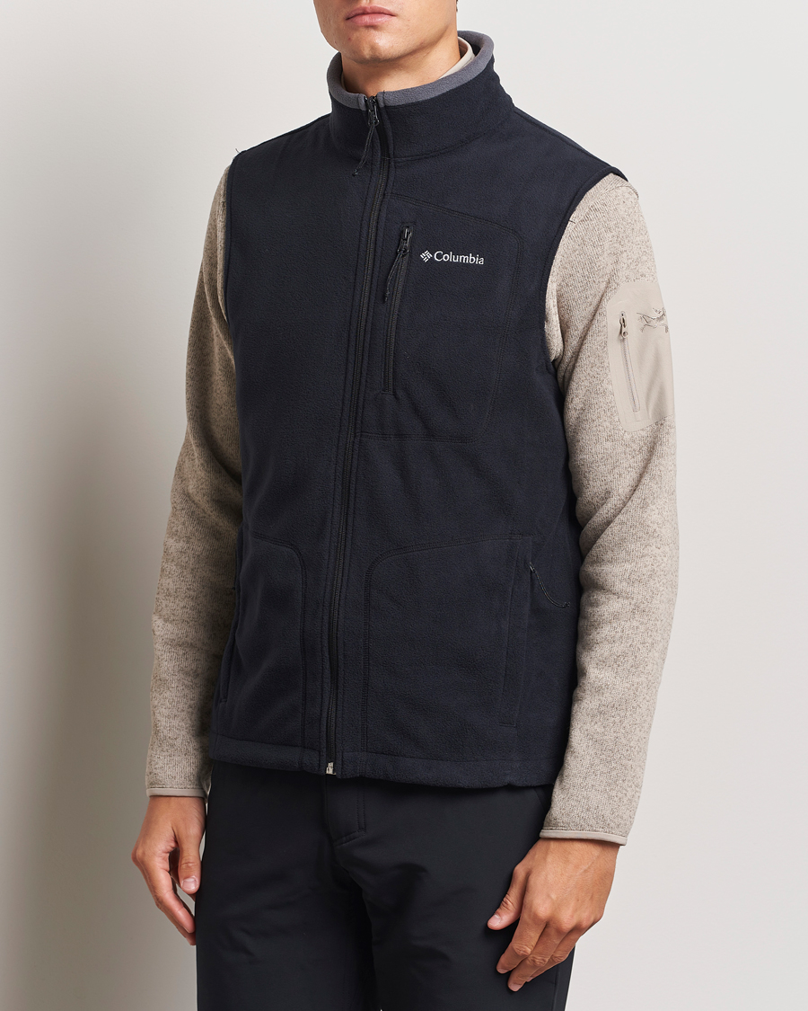 Herren | Columbia Fast Trek Full Zip Fleece Vest Black | Columbia | Fast Trek Full Zip Fleece Vest Black