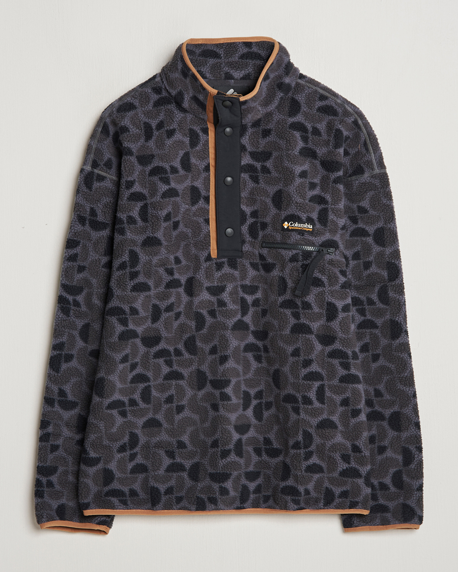 Herren | Pullover | Columbia | Helvetia Printed Half Snap Fleece Black