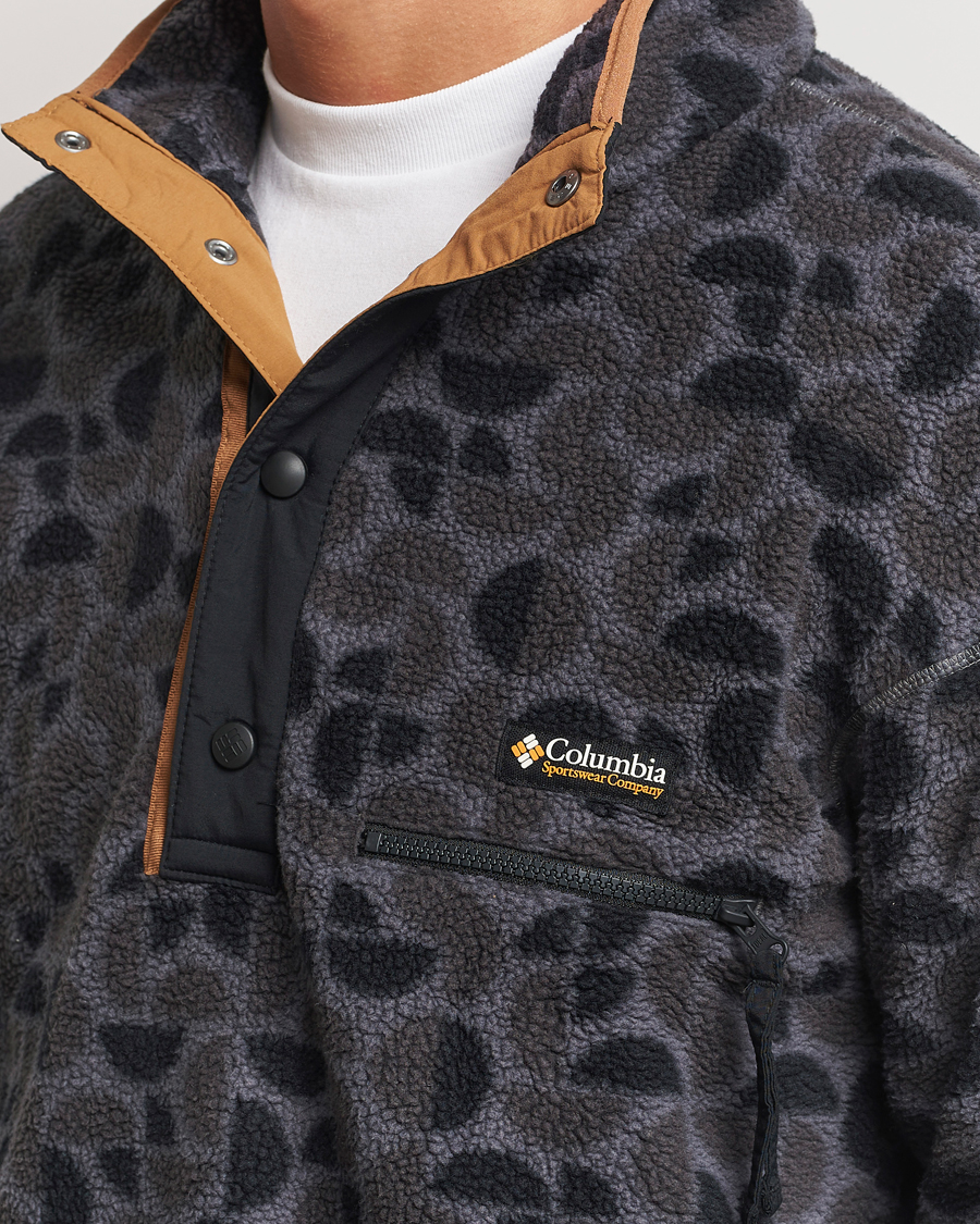 Herren | Pullover | Columbia | Helvetia Printed Half Snap Fleece Black