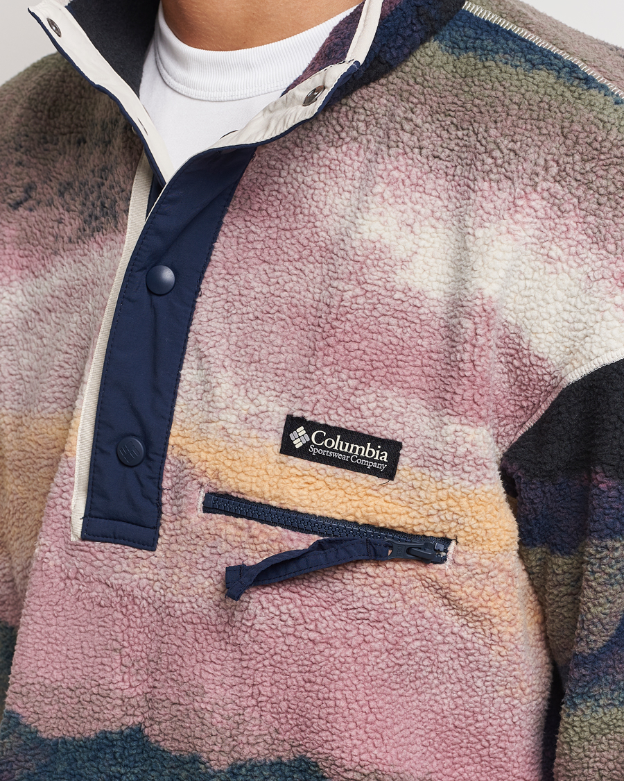 Herren | Pullover | Columbia | Helvetia Printed Half Snap Fleece Navy