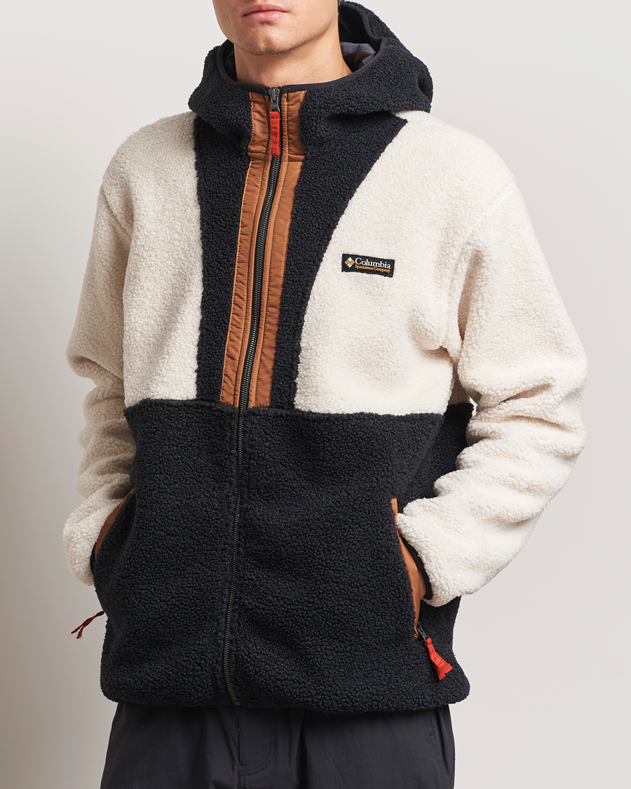 Herren | Pullover | Columbia | Backbowl Full Zip Fleece Hoodie Chalk/Black