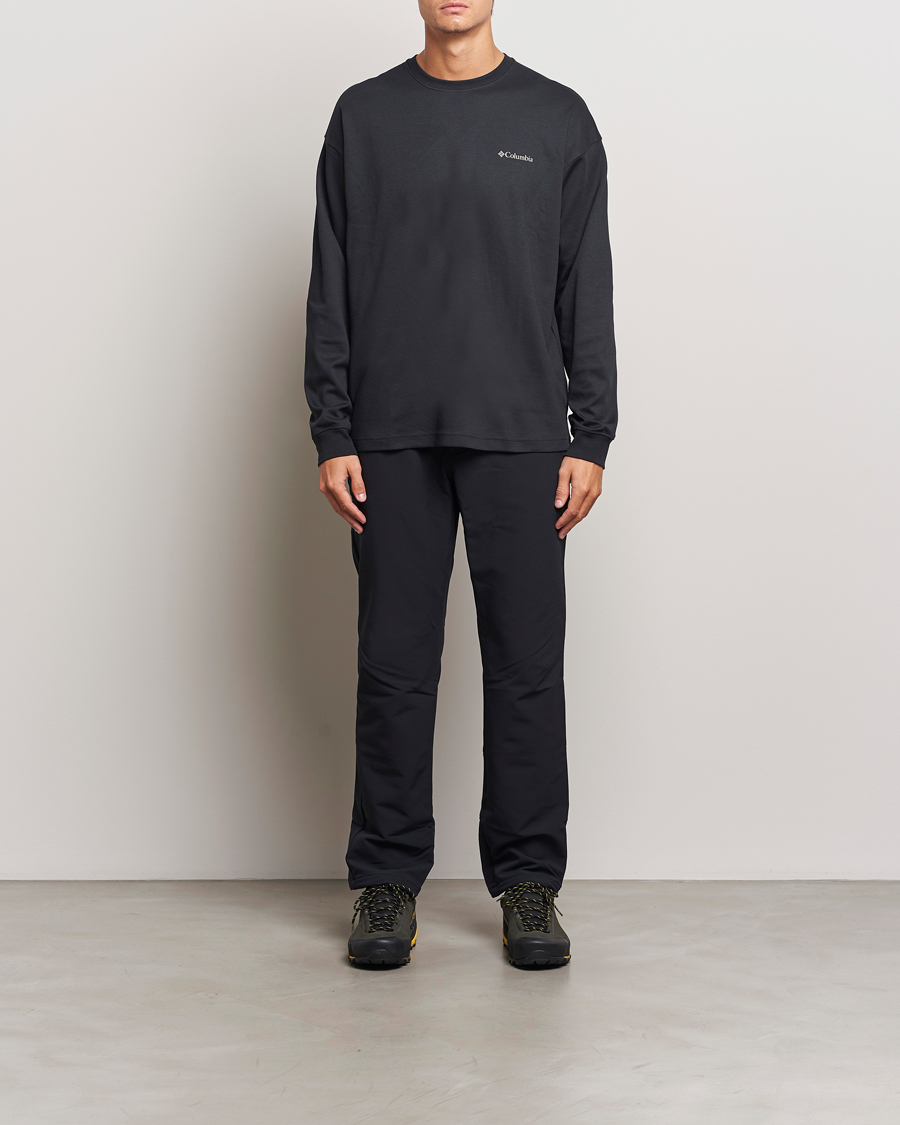 Herren | T-Shirts | Columbia | Duxbery Relaxed Long Sleeve T-Shirt Black