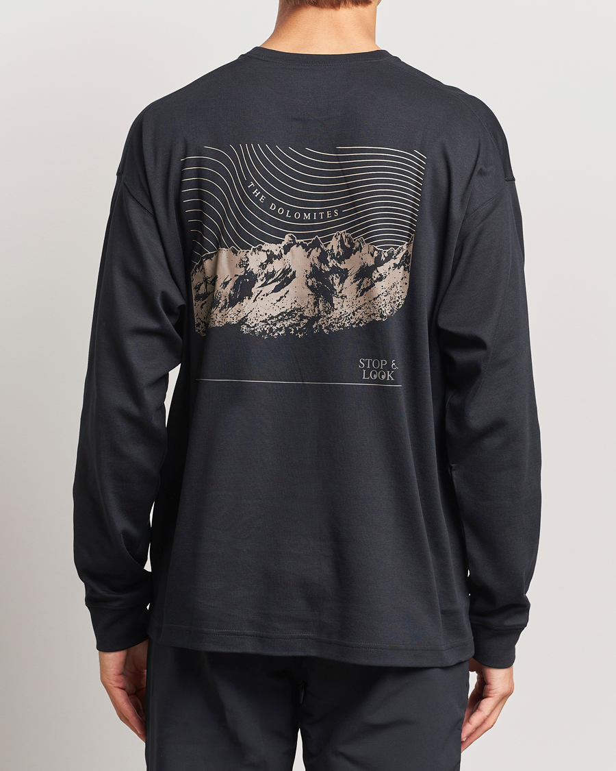 Herren | T-Shirts | Columbia | Duxbery Relaxed Long Sleeve T-Shirt Black