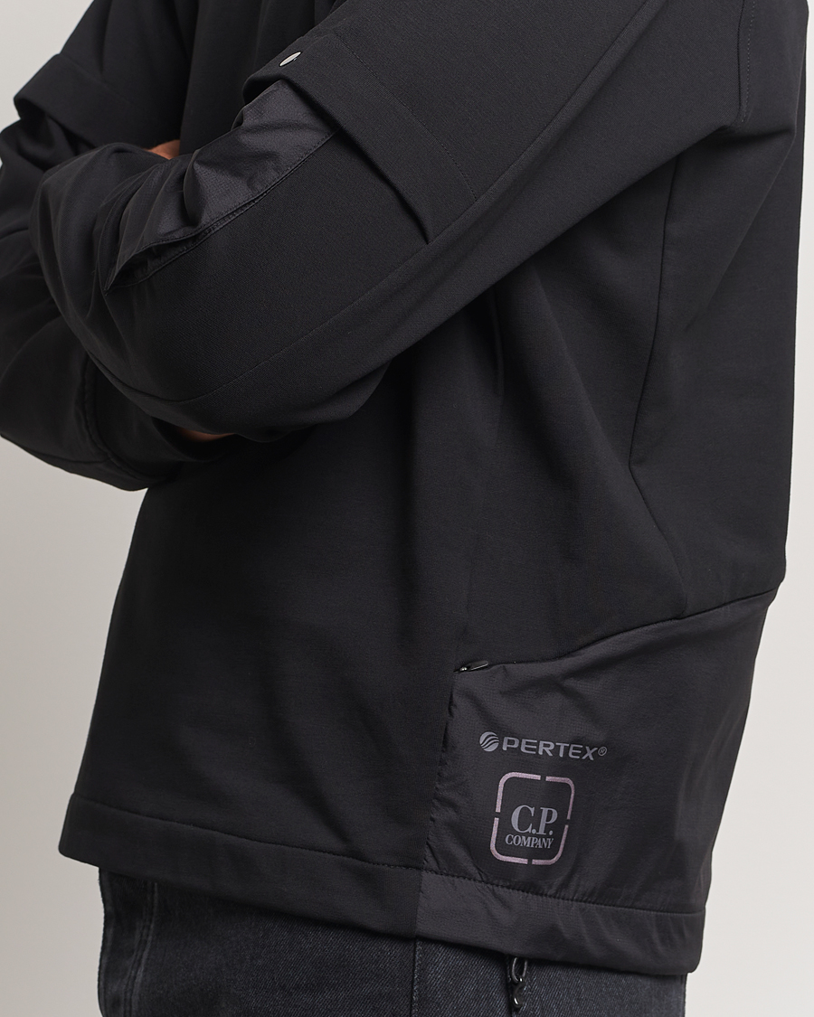 Herren | Pullover | C.P. Company | Metropolis Fleece Cotton Pertex Crew Neck Black