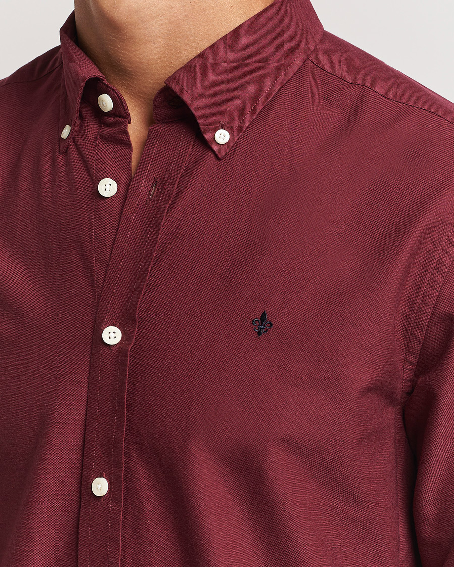 Herren | Hemden | Morris | Douglas Oxford Shirt Wine Red