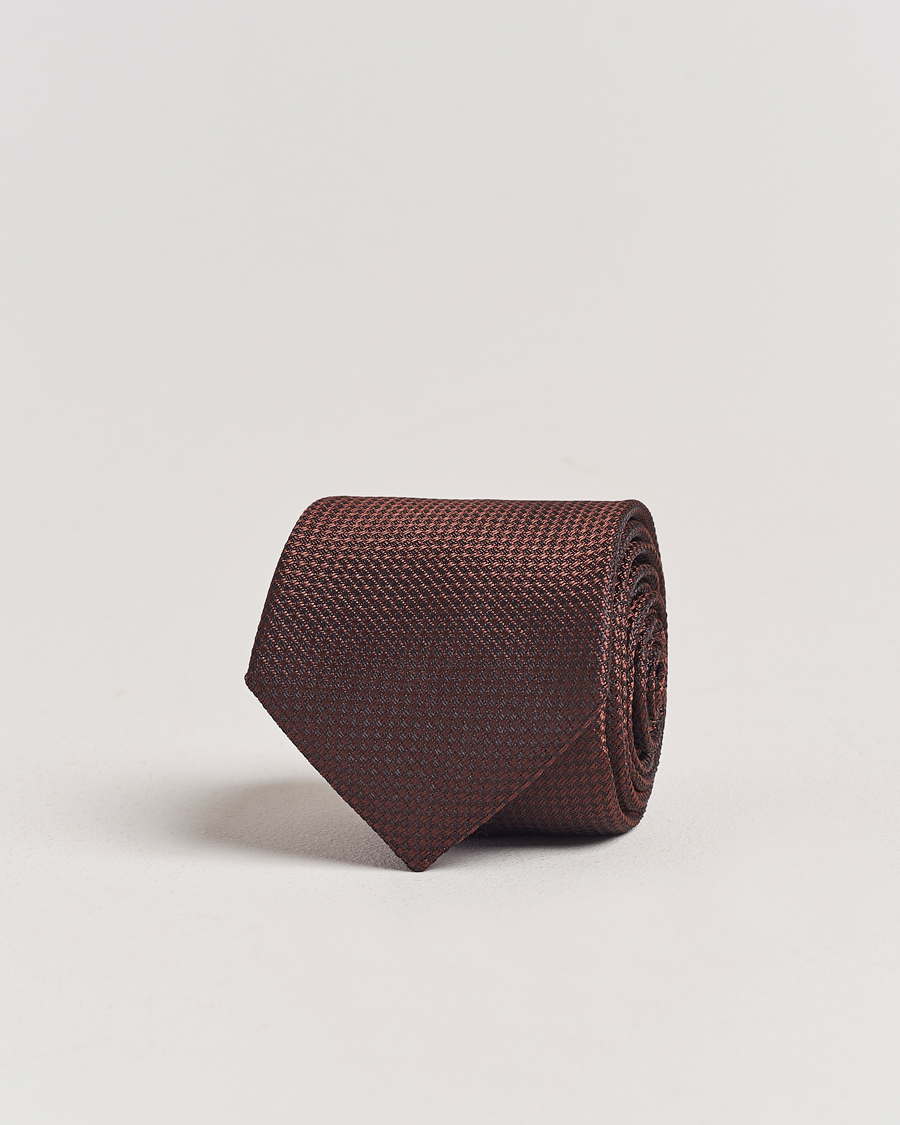 Herren | Krawatten | Morris | Structure Tie Brown