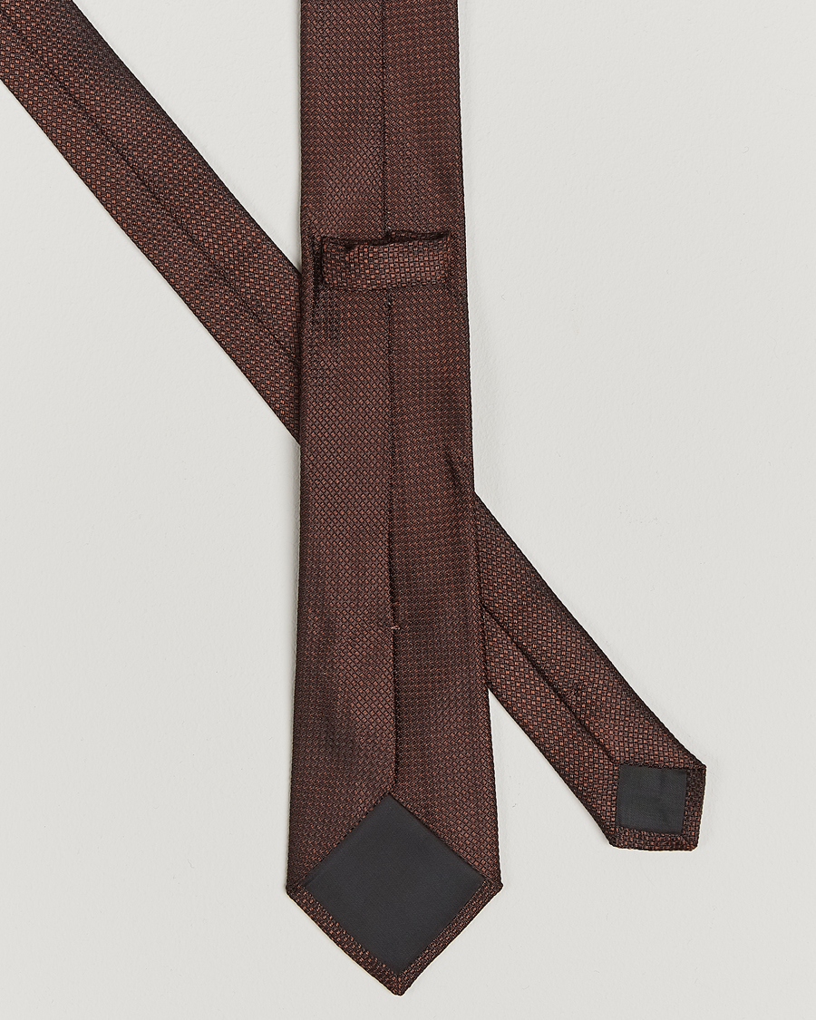 Herren | Krawatten | Morris | Structure Tie Brown
